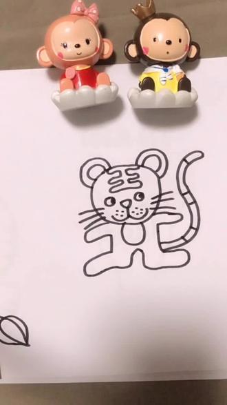 森林霸主来一波#简笔画