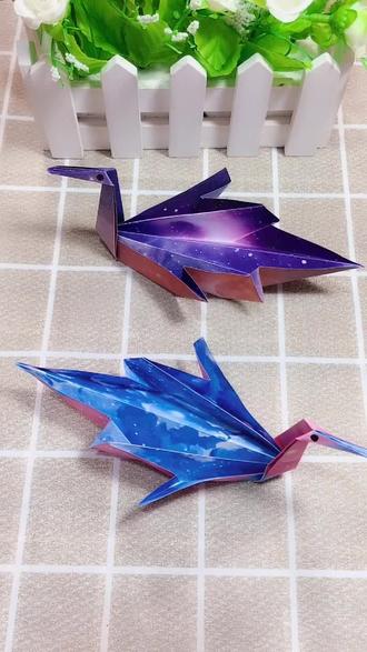 #折纸 #热门 新款千纸鹤,宝妈们快收藏吧