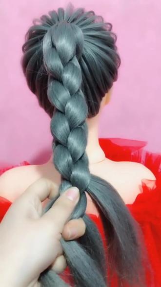 谢娜同款编发教程@抖音小助手 #编发