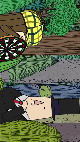 名侦探酷比 案子还没有破呢 你怎么就玩儿起来了~