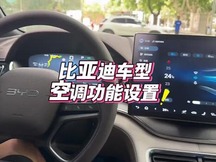 夏天真的是非常热,那比亚迪车型的四大空调设置你都会吗?#比亚迪 #比亚迪宋plus #每天一个用车知识 #用车知识