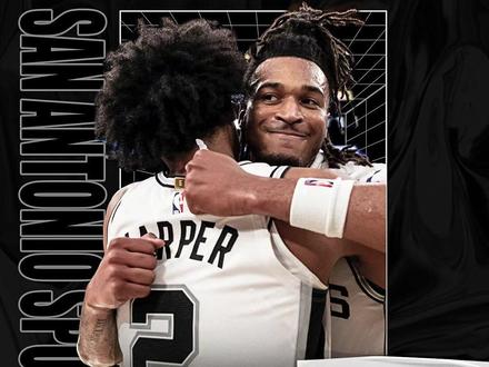 马刺刮起青春风暴#NBA杯四分之一决赛 淘汰湖人,本周末将与雷霆会师半决赛,你觉得哪支球队会赢? #马刺淘汰湖人 #马刺力克湖人晋级NBA杯半决赛#dou来NBA #NBA