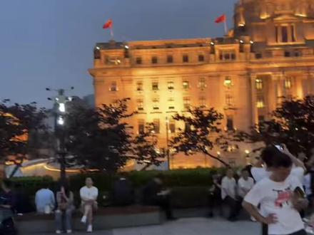 #打卡上海滩,外滩夜景 ,偶遇塞尔维亚总统577