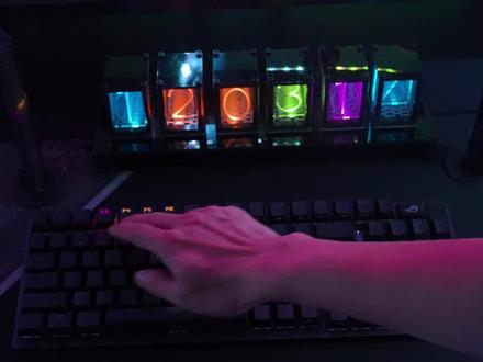 AURA键盘灯光教程来啦!今天是动感多媒体#rog #rog外设 #rog玩家国度 #游戏外设 #键盘
