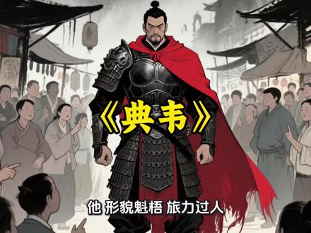 为救曹操战死,三国最忠的护卫。典韦。#历史 #三国 #真实的三国 #典韦 #东汉末年