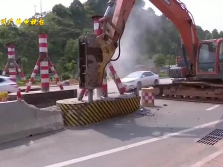 藤县西江大桥限高限宽架拆除 #拆除