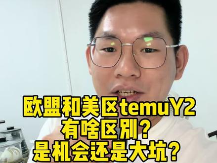 欧盟市场的Temu Y2模式和美区市场有啥区别?是机会还是大坑呢?#跨境电商 #欧盟temuY2 #美区temu #Y2模式#temu