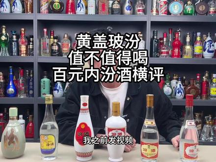 黄盖玻汾,值不值得喝。百元内汾酒横评,谁最有性价比#汾酒 #玻汾 #品酒 #白酒测评 #清香型白酒