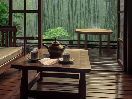 “不提雨 怎么描写雨很大”