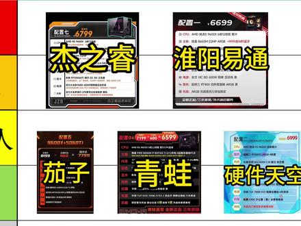 锐评头部主播9600X+5060TI整机配置 #电脑 #diy电脑 #电脑配置 #显卡 #整机配置