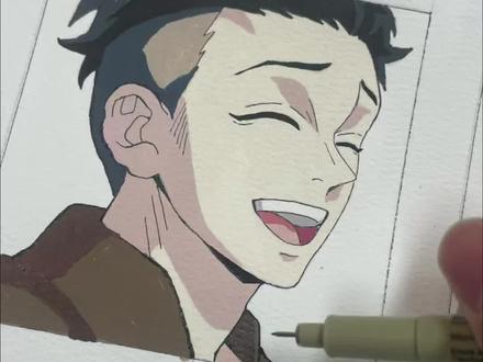 “我知道你是为了保护人才战斗的”
温柔善良的少年行冥
🖊️:梅森尼斯丙烯马克笔
#鬼灭之刃#悲鸣屿行冥 #丙烯马克笔#梅森尼斯丙烯马克笔