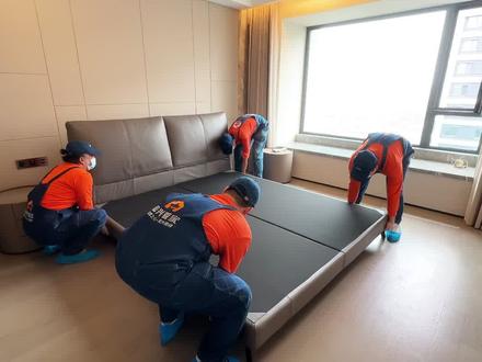 太原家政|249平8个小哥10小时 #开荒保洁 #龙城金茂府 #和兴管家 #深度清洁 #太原家政