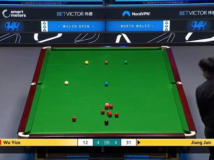 四连鞭大逆转晋级四强!吴宜泽绝境下疯狂反击,决胜局逆转江俊! #斯诺克 #吴宜泽 #江俊 #威尔士公开赛 #逆转