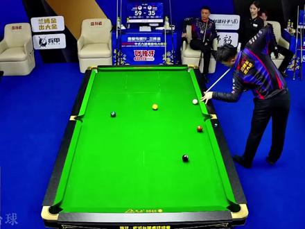 薛珍麒绝地反击,决胜局战胜对手成功晋级,是否能超越夕日奇迹? #台球是一种生活 #独牙九球比赛 #薛珍麒 #赵岩昊