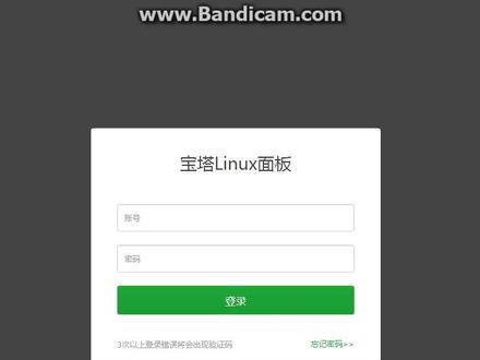 宝塔面板重置密码成功