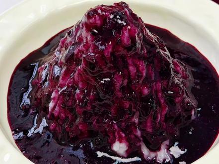 空气炸锅和矿泉水瓶就可以做蓝莓山药,年夜饭必备小甜品,开胃又解腻!#美食教程 #抖音美食创作者 #美食 #抖音美食教程 #懒人美食