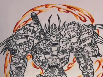 机甲火柴人怎么画#火柴人搞笑绘画 #火柴人 #绘画