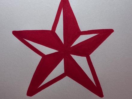 五角星这样画,你学会了嘛#画画 #简笔画 #一起学画画 #零基础学画画 #儿童简笔画