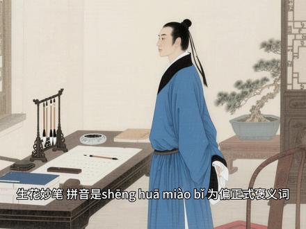 #生花妙笔 #热点知多少 关于生花妙笔的成语释义