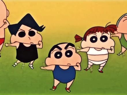 春日部舞团#蜡笔小新 #远昼创意 #甩葱变速舞 @抖音小助手 @新川漫剪