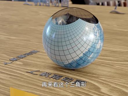 思考题:三角形的球极投影 #数学 #几何 #球极投影