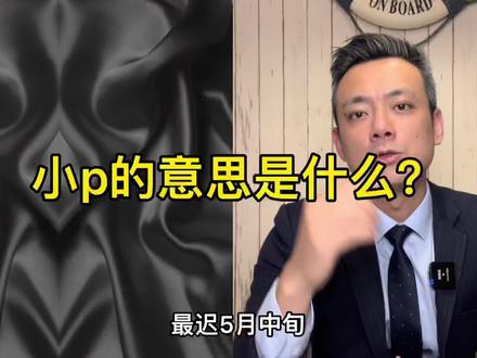 小p的意思是什么?