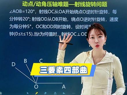 初一期末必考压轴题 动角问题 角度计算 线段角度解题技巧 期末真题讲解#动角问题 #角度计算 #几何初步 #初一数学 #数学思维 几何复习重难点总结