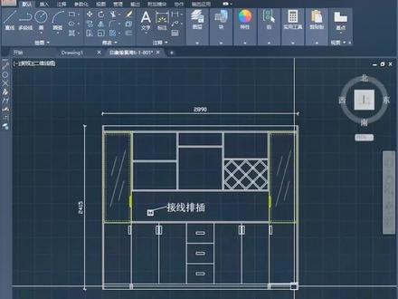 一键轴侧映射#cad画图 #cad教程 #cad插件