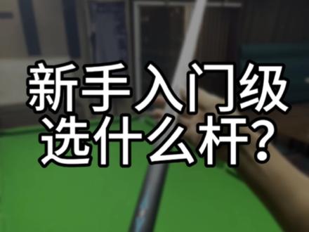 新手入门级球杆,你会选择哪一款,打在评论区#台球器材 #台球 #台球是一种生活 #球杆 #dou来打台球