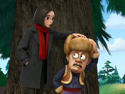 光头强终于开上迈巴赫了#豆包#光头强#迈巴赫