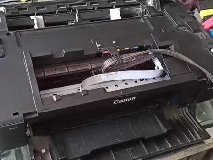 佳能ix6780、6880、8780打印脏解决办法(续)及拆装机教程,更换字车等【8780没拍完在第二个视频】#打印机维修 #办公设备