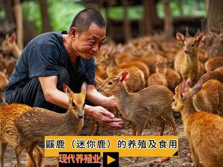 现代养殖业——鼷鹿(迷你鹿)的养殖及食用(老王讲糖系列视频) 现代养殖业——鼷鹿(迷你鹿)的养殖及食用(老王讲糖系列视频)
东南亚的鼷鹿,作为亚洲最小的有蹄类动物,正掀起一股养殖热潮。它们不仅适应热带气候,更以短至 30-35 天的繁殖周期、高达数万美元的月收入成为暴利产业。视频揭秘其养殖秘诀:50 平米 / 3-4 只的仿野生栖息地、华氏 72-82 度的恒温环境、以新鲜绿植为主的精准饮食,更解析每磅 231 美元的天价肉品背后的 culinary 价值。从搭建栖息地到疾病防控,从繁殖技巧到市场变现,全方位展现这一新颖产业的盈利逻辑与发展潜力,为你揭开鼷鹿养殖的神秘面纱。