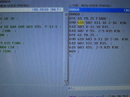 51、使用G18、G19指令时的注意事项