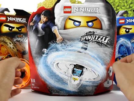 乐高幻影旋转大师 白色忍者赞 积木陀螺拼装玩具 鳕鱼乐园