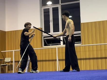 我不到啊瞎白花的🐒#武术 #日常训练 #技巧 #南棍#娱乐