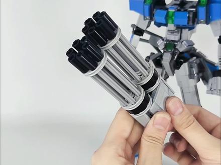 可以联动旋转的双管加特林机炮#乐高 #乐高moc #乐高机甲