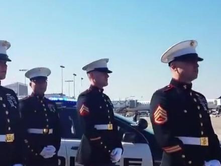 一名普通美军士兵的葬礼,很有仪式感! #美国 #葬礼现场