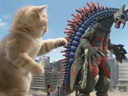 猫咪大战怪兽AI教程🔥 有手就会,一键生成搞笑动画~#AI生视频春节花式整活 #AI工具 #宠物AI视频 #猫咪大战怪兽 #AI教程