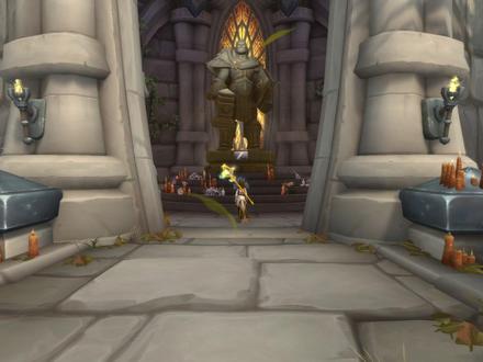 #魔兽世界
停服季之乌瑟尔之墓。