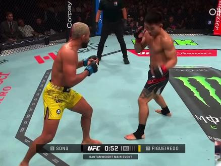 #ufc #宋亚东 第二回合断头台拿下菲格雷多