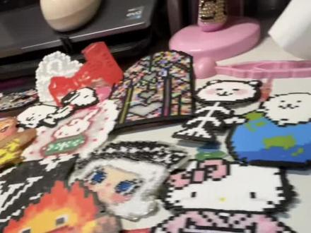 烫豆方法大分享!!!希望大家都可以烫到喜欢的豆子😗😗#拼豆 #毛巾烫 #烫豆 #烫豆技巧 #手工diy