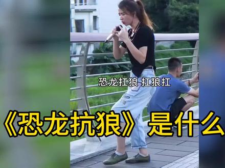 这《恐龙扛狼》是什么梗呢?原版视频给大家找到了。#恐龙扛狼 #恐龙扛狼是什么梗 #云南权妹 #云南权妹灵魂恐龙 #大炜爱分享
