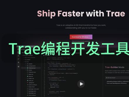 Trae编程开发工具体验