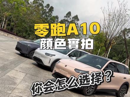 最近零跑A10的热度如日中天,关于颜色方面你们会怎么选择,在评论区留下你喜欢的颜色吧 #零跑A10 #新车 #零跑#新车上市