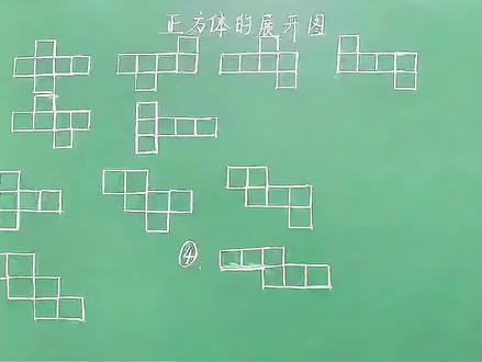 五年级数学下册,重难点必考知识点,正方体11种展开图记忆口诀 #正方体展开图 #五年级数学下册