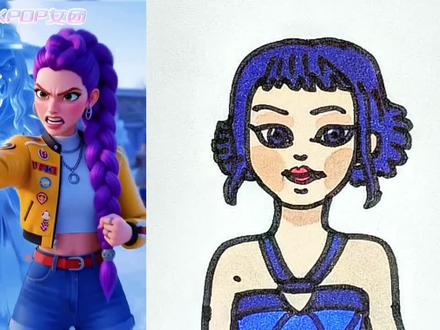 制作雕像#猎魔女团恶魔男团#简笔画 #二次创作@抖音小助手 @抖音创作者中心