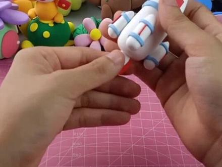 神州飞船发射成功了,来做一个神州火箭#超轻粘土手工 #粘土教程 #手工diy #粘土手办