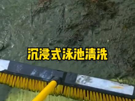 沉浸式泳池清洗II解压视频#现场实拍 #这个就叫专业 #解压 #泳池水处理 #fyp