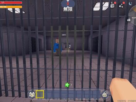 迷你世界《逃出去》一遍跑酷一边闯关 小心岩浆和路边的木头人