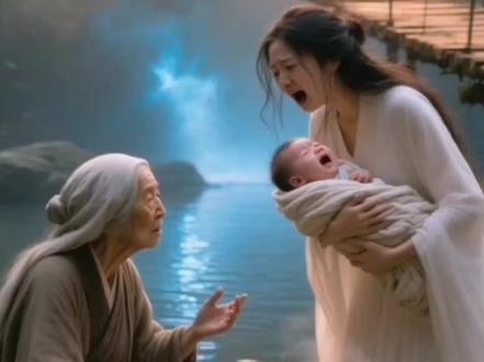 女子拒绝喝孟婆汤,只因牵挂年幼的孩子#孟婆